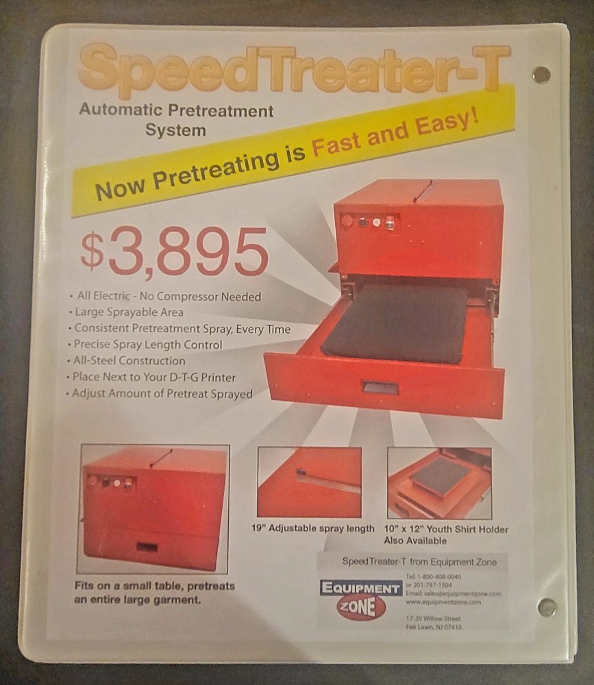SpeedTreater-T, Automatic DTG Pretreatment Machine