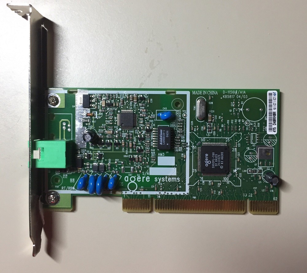 Vintage Agere Systems Internal Modem Card D-11561#A1A