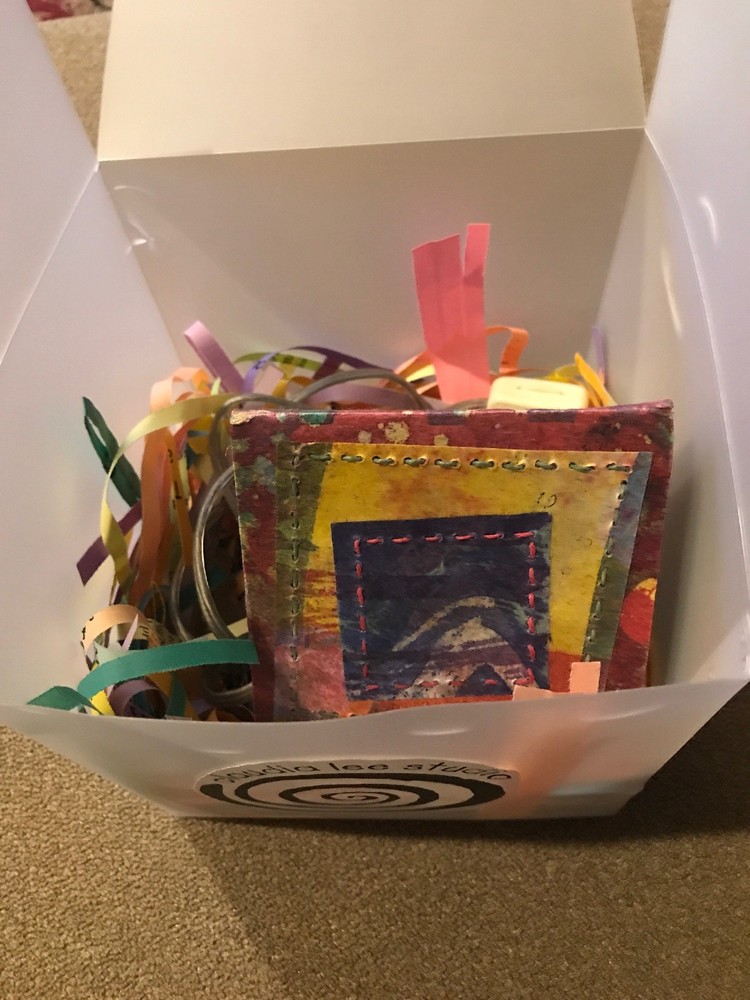 Claudia Lee Studio Handmade Little Lights Box Triangle Light Up Batiked (SB)