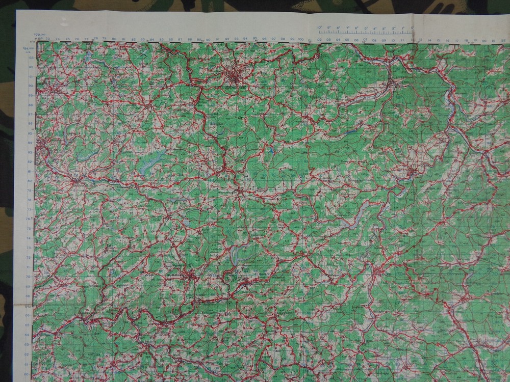 Original WW2 British Army map of GERMANY entitled "SIEGEN"