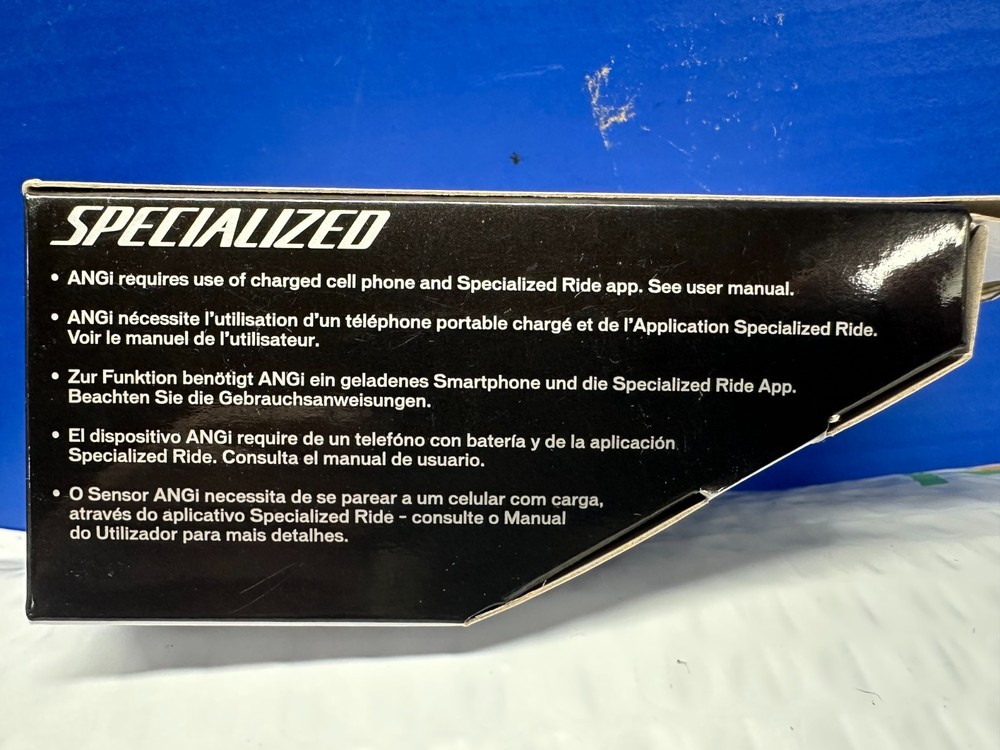 Specialized ANGi Crash Sensor One Size 60519-8000 Black New