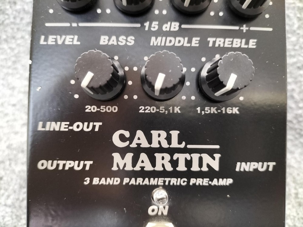 CARL MARTIN 3BAND PARAMETRIC PRE-Effector