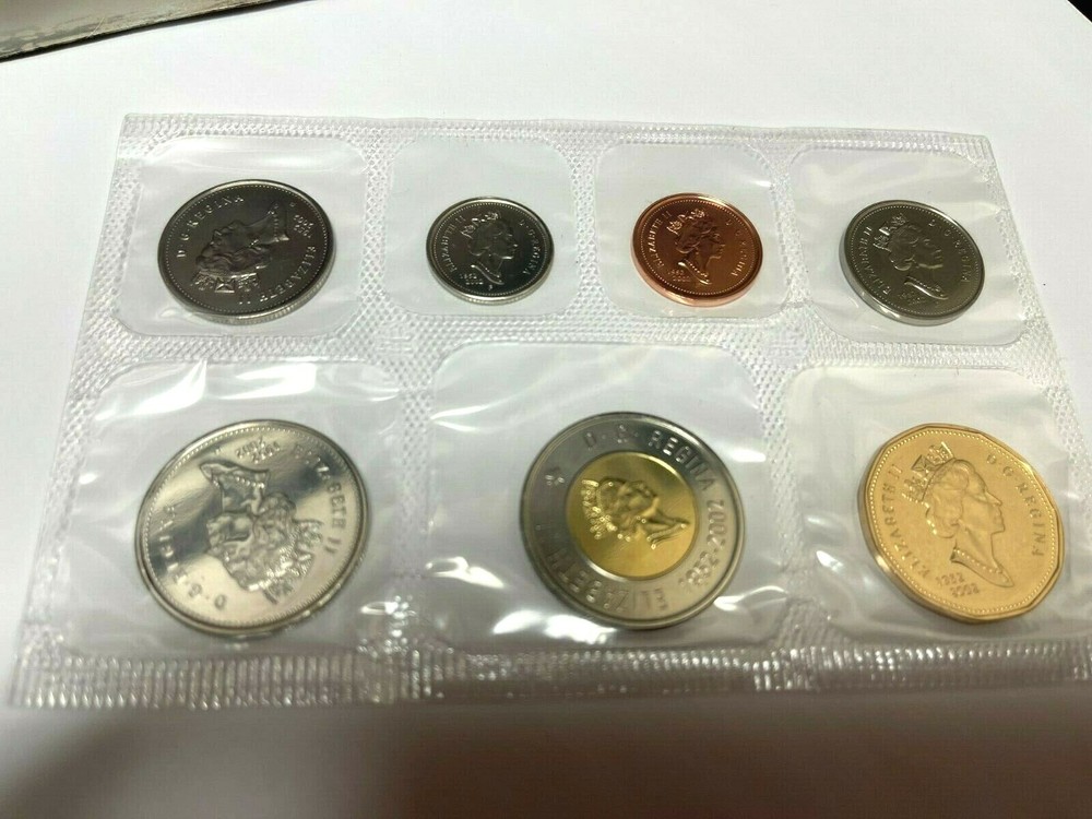 1952-2002 Canada Proof Like PL Coin Set Envelope COA
