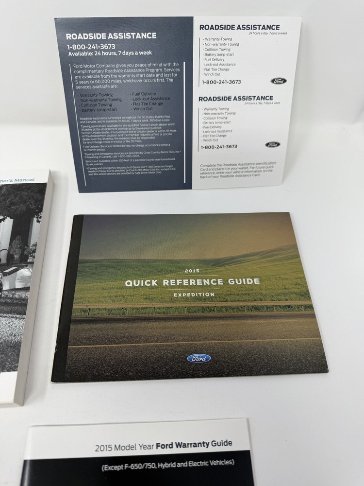 2015 Ford Expedition Owners Manual OEM Complete Set