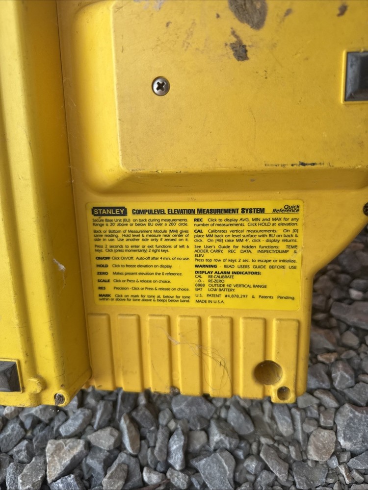 Stanley Compulevel Elevation Construction Measurement System 35-100