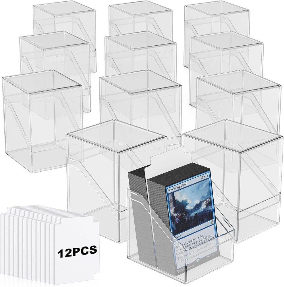 Protective Clear Card Deck Cases, 100+ Sleeved