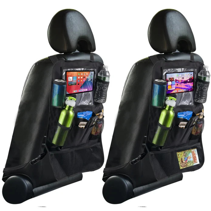 Back Seat Organizer 2-Pack - Black