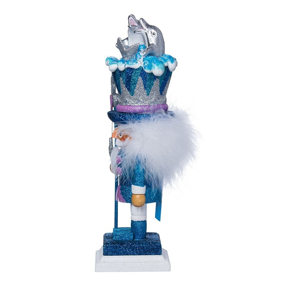 Kurt Adler Hollywood Dolphin Nutcracker, 12-Inch