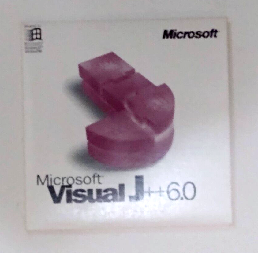 Microsoft Visual J++ 6.0 Original CD-ROM with Access Code CD-Key