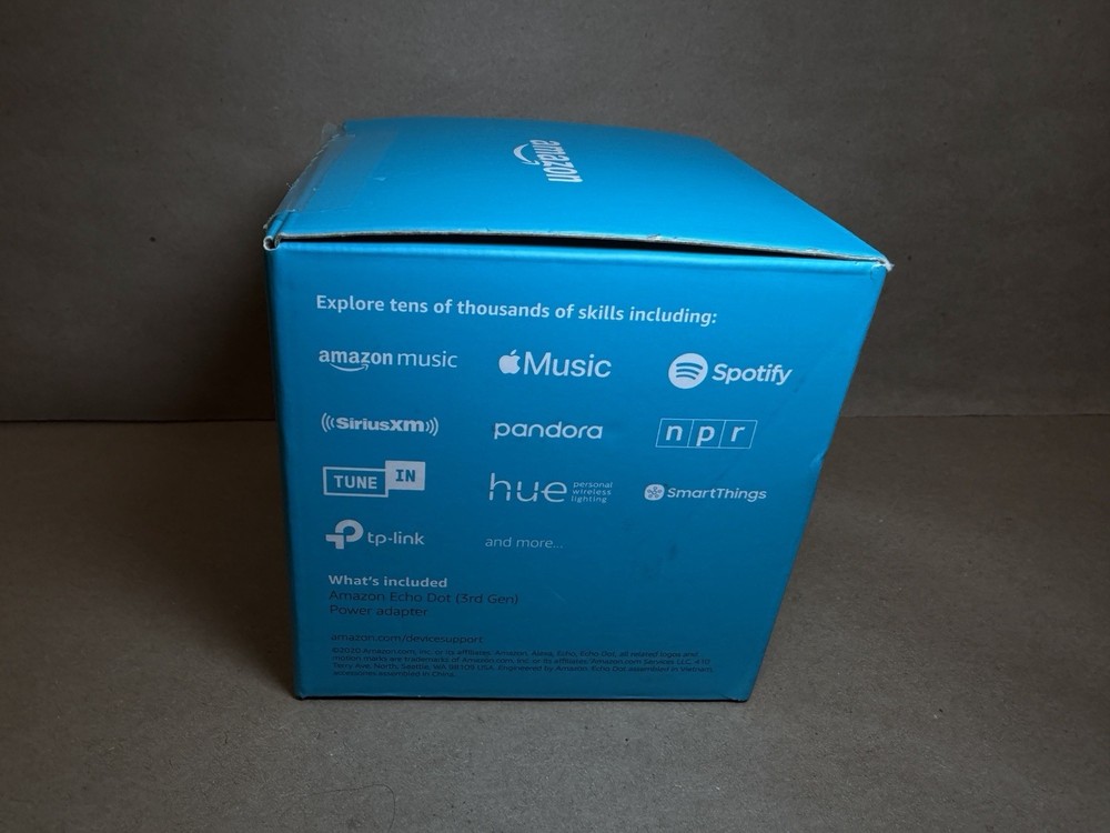 Amazon Echo Dot (3rd Generation) Smart Speaker Charcoal | Sealed