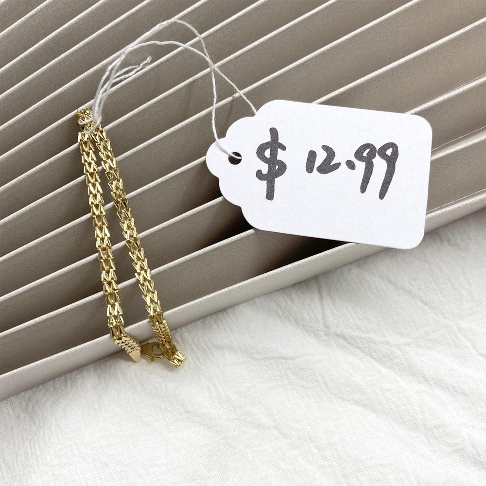 500 White Tags with Pre-Tied String, Writable Blank Tags for Crafts Holiday A...