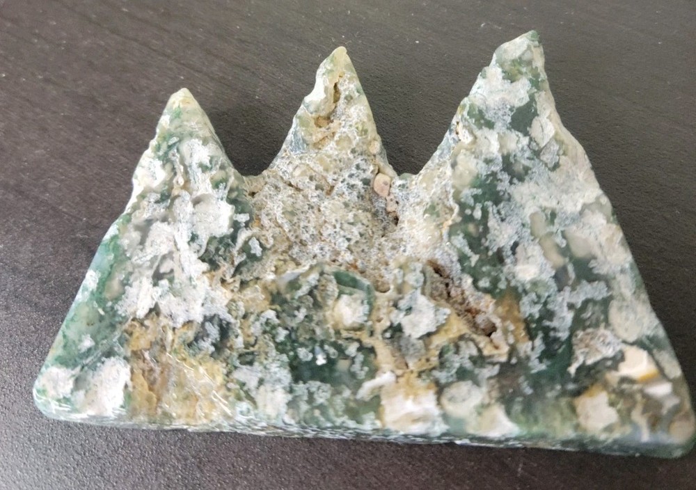 Moss Agate Mountain Carving