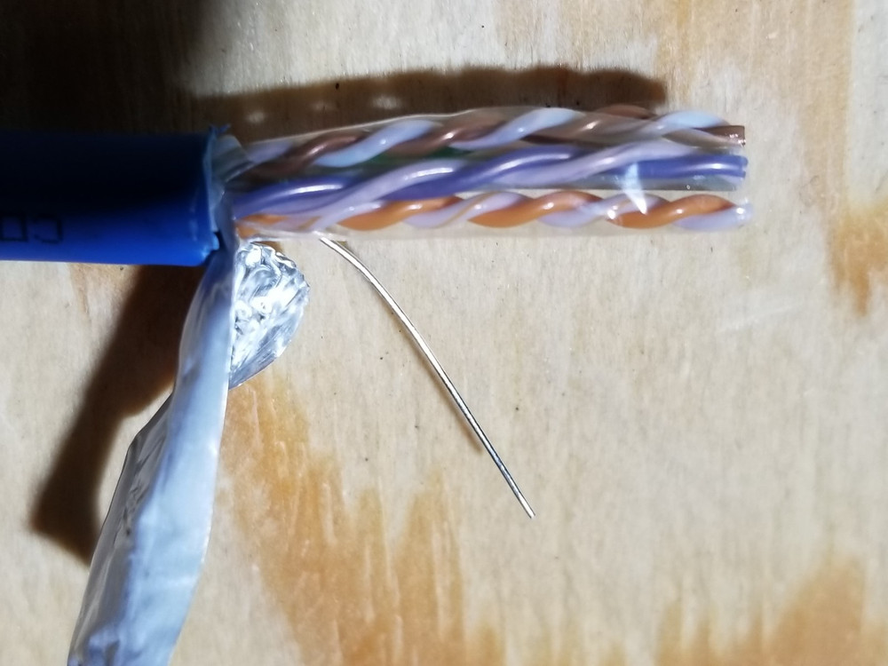 Commscope CS34P 23/4P Cat6 F/UTP WebTrak Plenum Shield Network Cable Blue /100ft