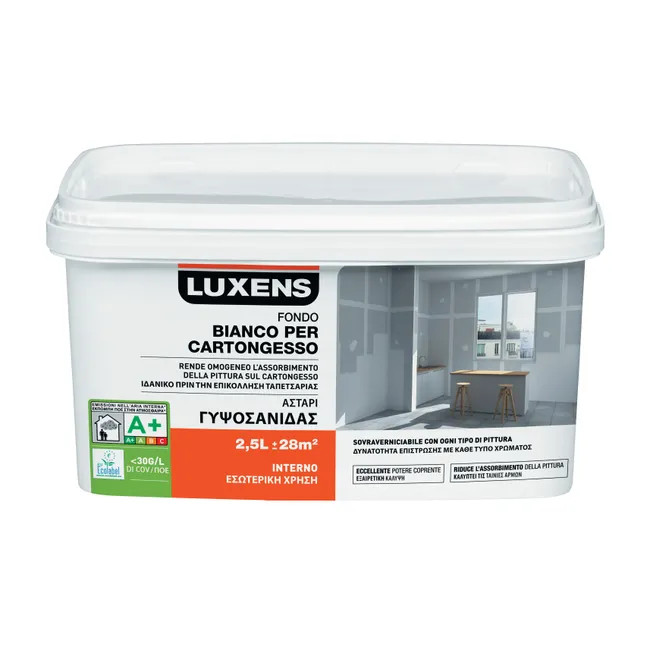 LUXENS plasterboard plasterboard water base 2.5 L 2.5 kg