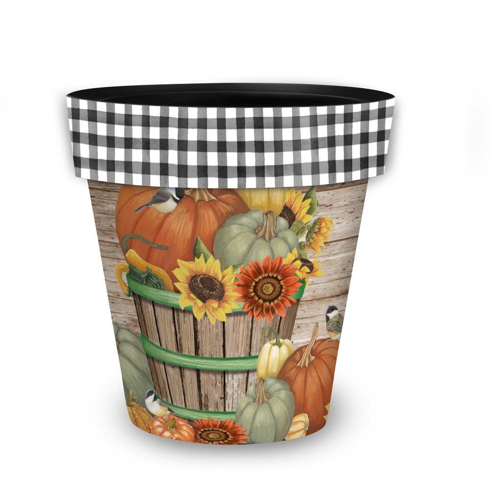 Briarwood Lane Fall Bountiful Bushel Medium Planter 11" Diameter