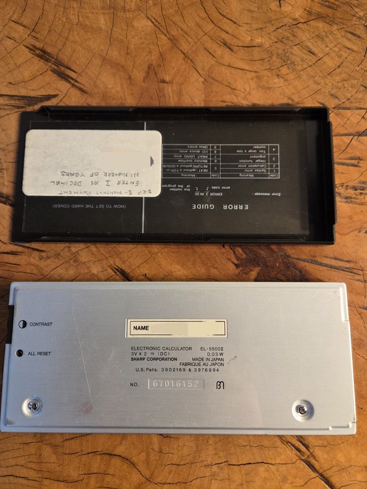 Sharp EL-5500 II Scientific Calculator and BASIC Computer, works great!