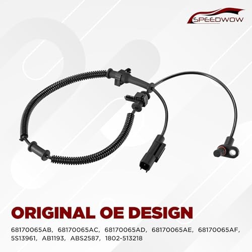 ABS Wheel Speed Sensor Front Left/Right Compatible with 2013 2014 2015 2016