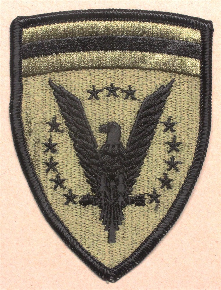 Army Patch: European Command - subdued, merrowed edge