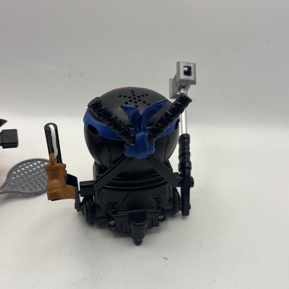 Spin Master Ninja Bots Battling Robots Red & Black 4" Tested W/ Weapons TESTED