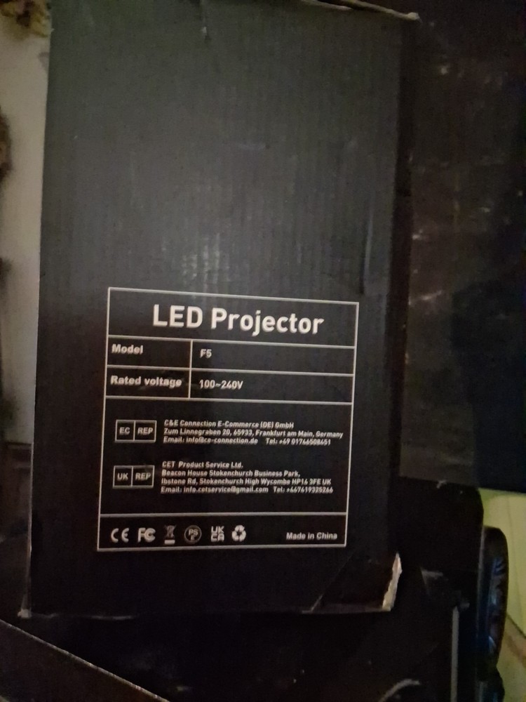 HAPPRUN Projector, Projector with WiFi and Bluetooth, [One Step Mirroring]Pro...