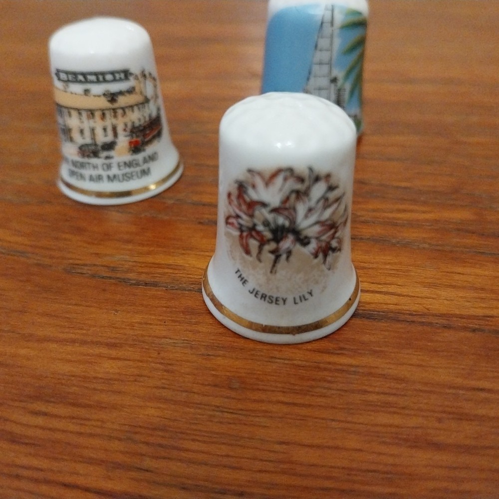 10x Assorted Advert Places Thimbles Collectible Sewing Decorative Bundle