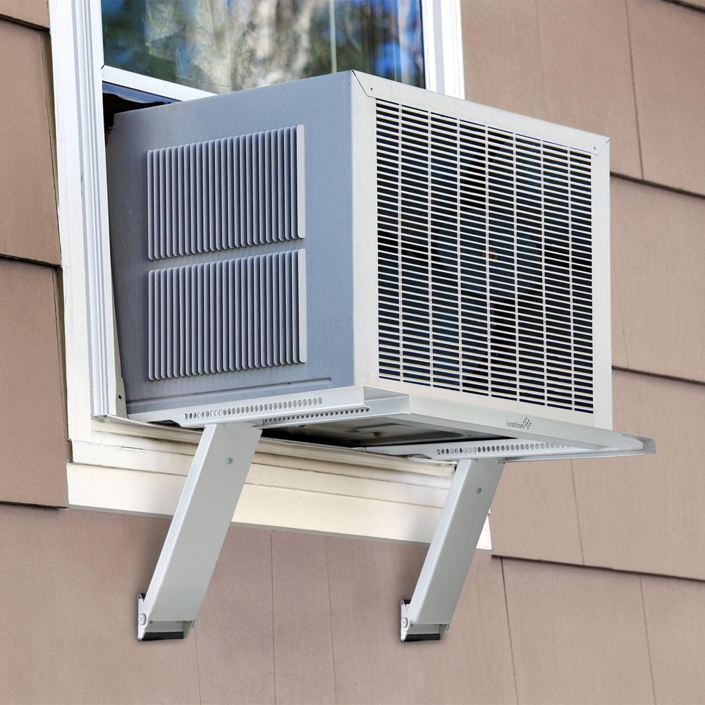 Ivation Air Conditioner Support Bracket, No Tools or Drilling Required - Easy to