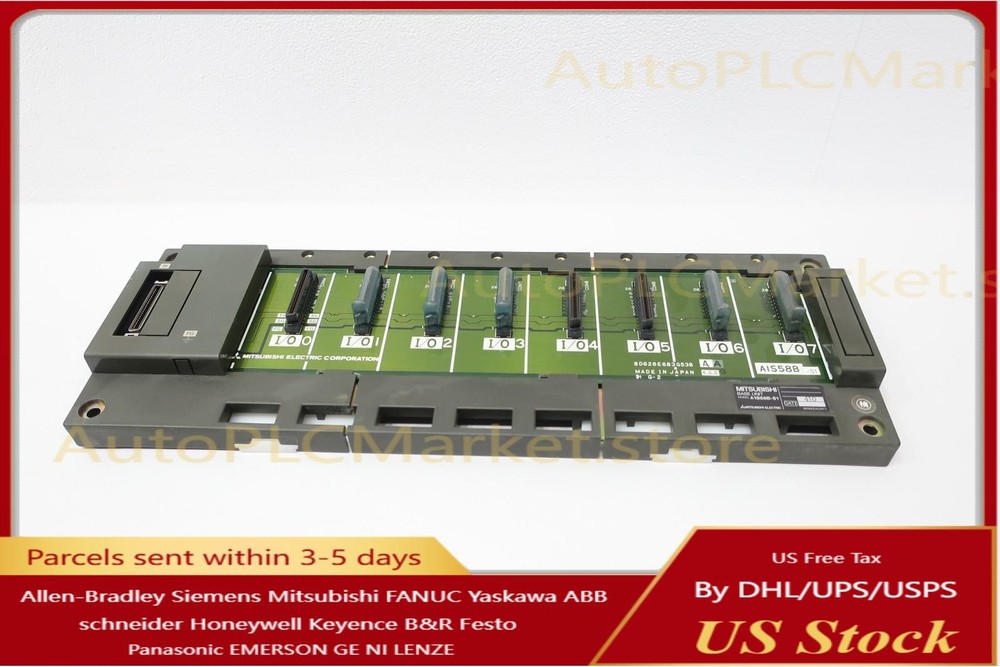 Mitsubishi A1S58B-S1 Base Unit Module 7 I/o