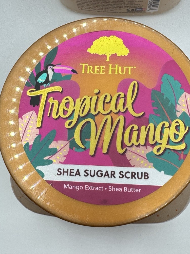 Tree Hut Tropical Mango Shea Exfoliating Sugar Scrub 2 PCK