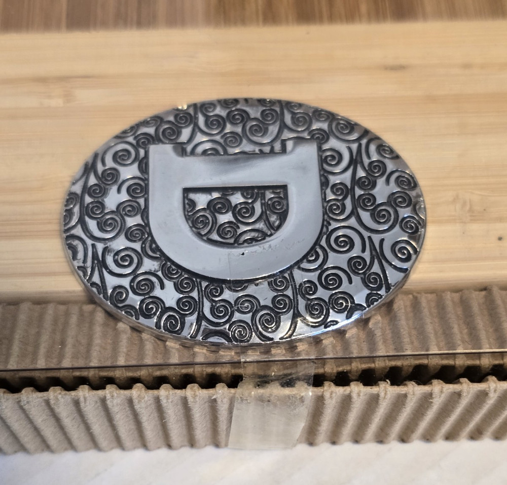 THIRSTYSTONE Small Serving Board with Matching Spreader, Initial D [NEW- READ]