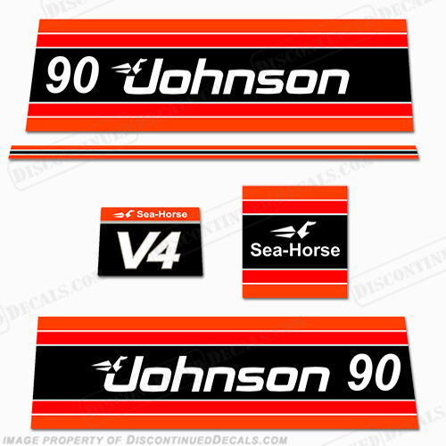 Fits Johnson 1981 90hp Decals