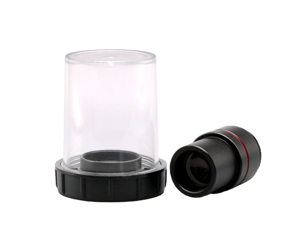 Microscope C-mount 0.5X Relay Lens for CCD COMS Camera w/ Proctect Case FotoHigh