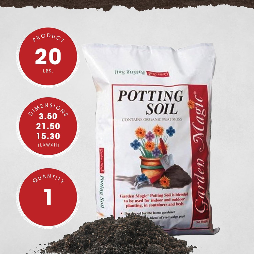 20 Lb General Purpose Moisture Retaining Potting Soil Mix