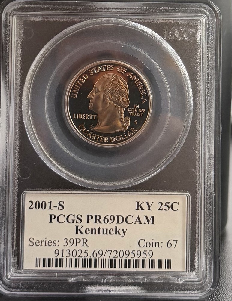 2001-S PCGS PR69DCAM