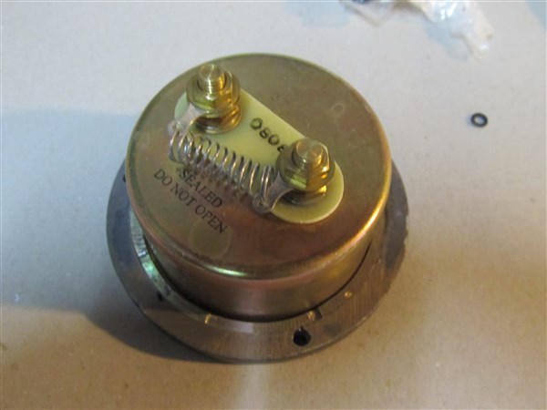 Ideal 3.5" 0-15 DC Amperes Panel Meter