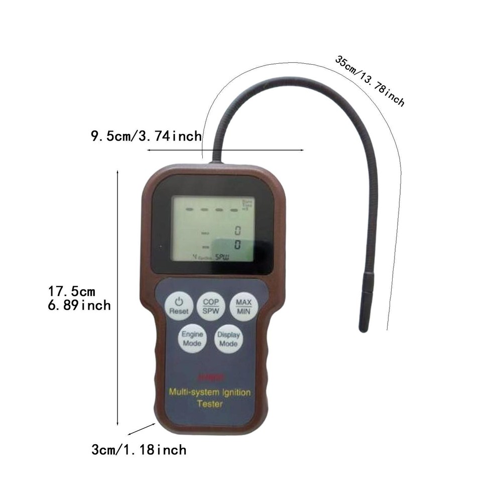 Car Ignition Tester Coil Testing Handheld Analyzer Vehicle Detectors Repairing