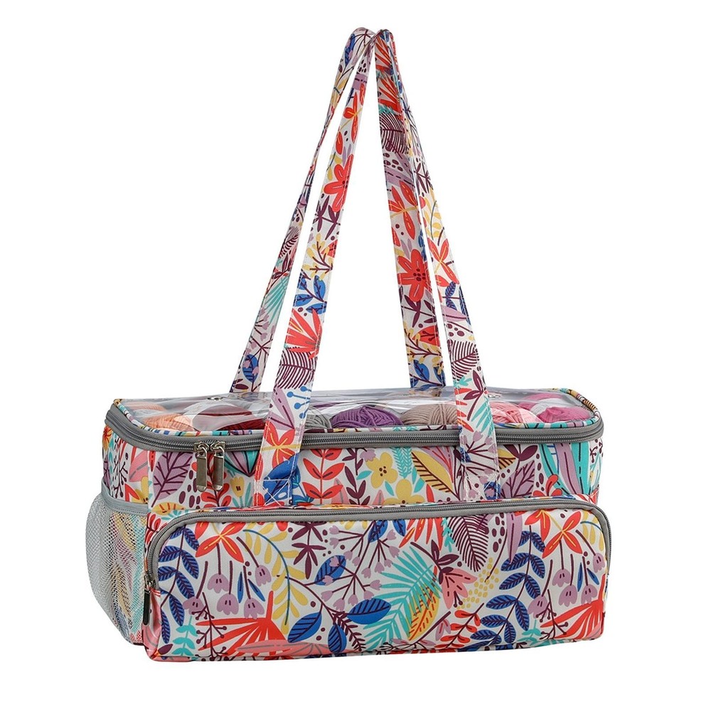 Knitting Bag with Hole Visible Container Case Knitting