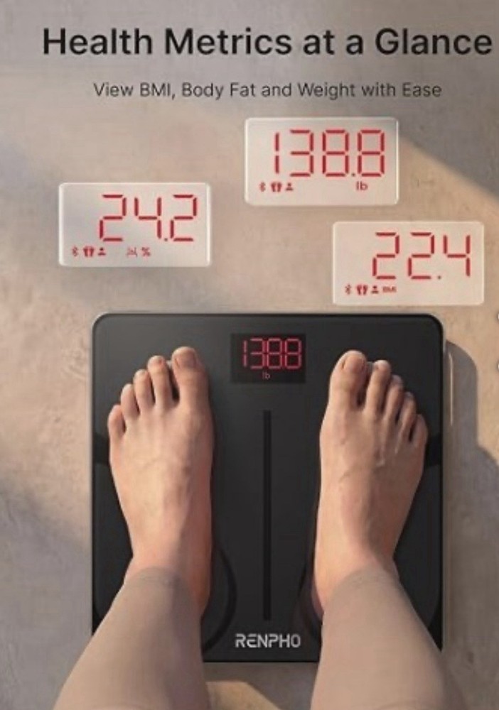 Renpho Smart scale for body weight.