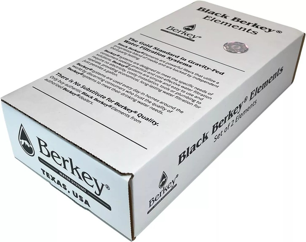 4X Water Filter BB9-2 Black Purification Elements Berkey Gravity Filter System