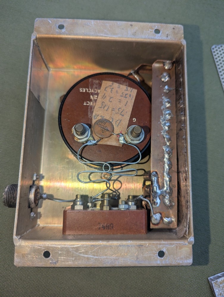 Vintage Ham made WATTMETER