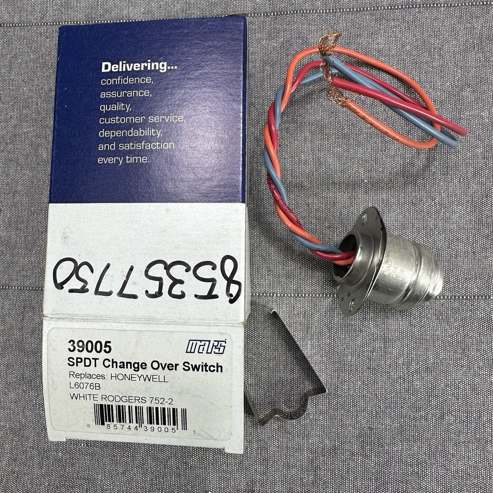 Mars 39005 SPDT Change Over Switch Honeywell Replacement