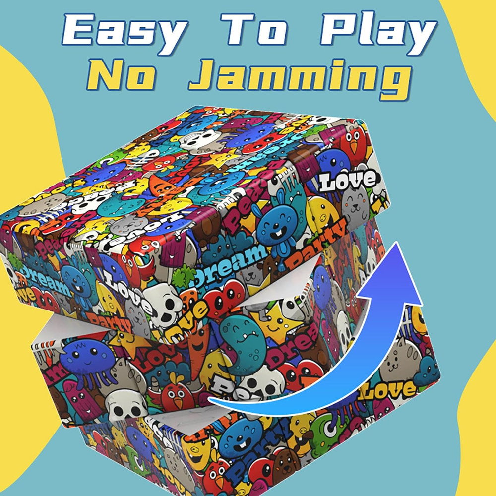 Graffiti 3X3 Speed Cube, UV Printing Cube Magic Cube Educational Puzzles Toys...