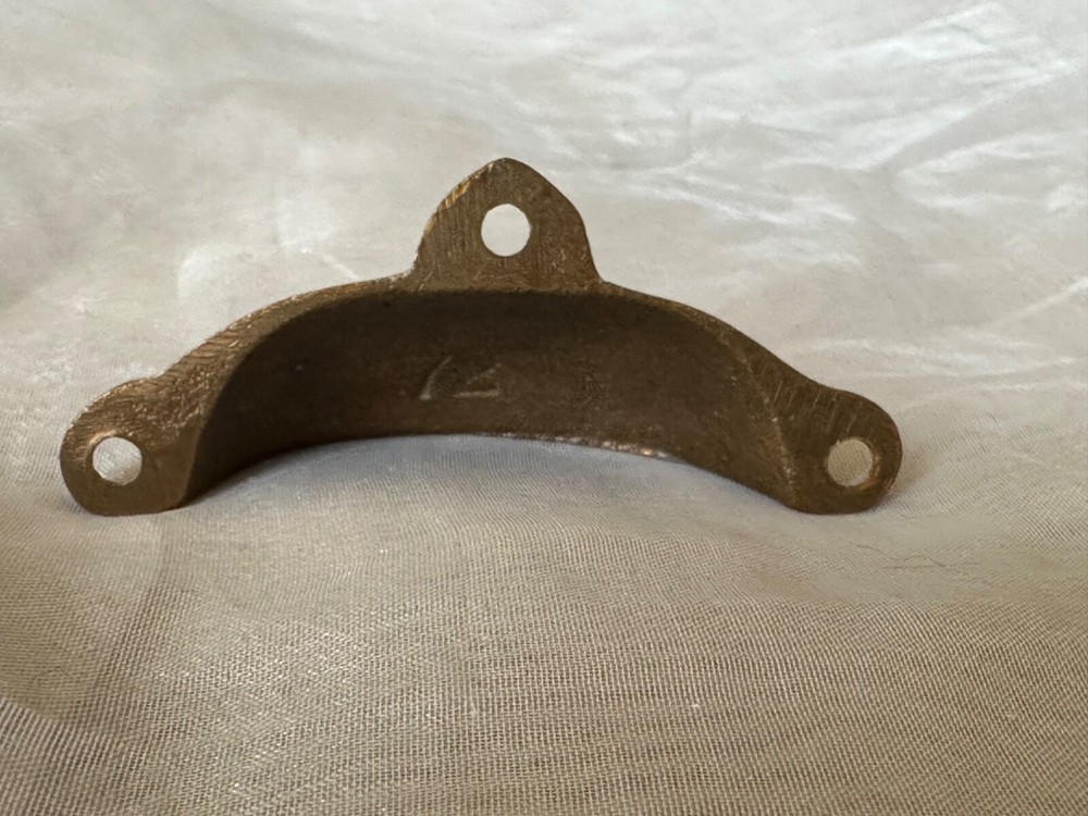 ANTIQUE Victorian Bronze Drawer Pull Apothecary Bin Cup Pull Hardware WG Creamer