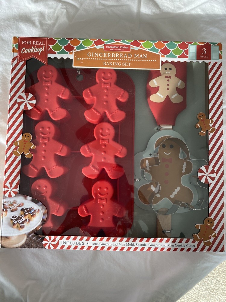 Handstand Kitchen Kids Gingerbread Bakeware 3 Piece Set