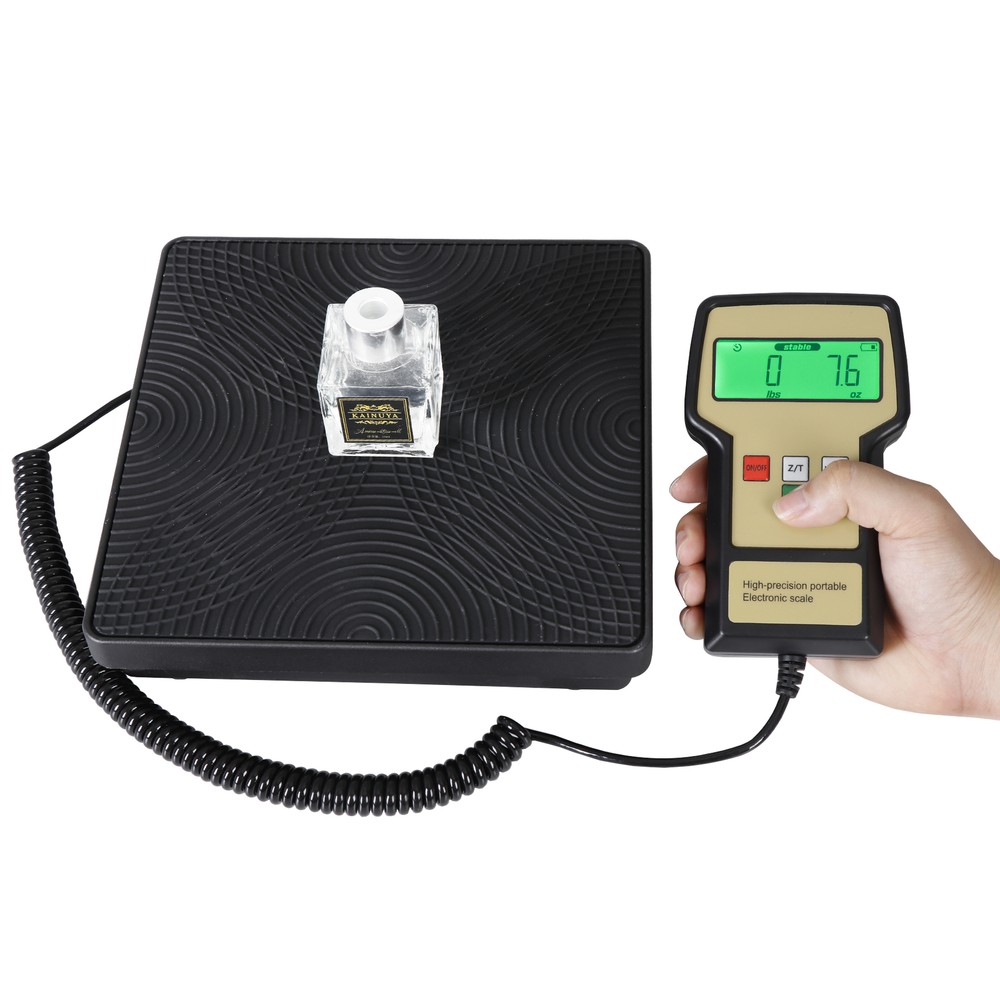 Digital Refrigerant Charging Weight Scale for HVAC A/C 220Lbs With Case