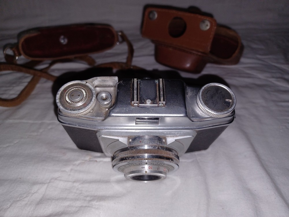 Ansco Memar Pronto 35mm Camera w/ Case - UNTESTED