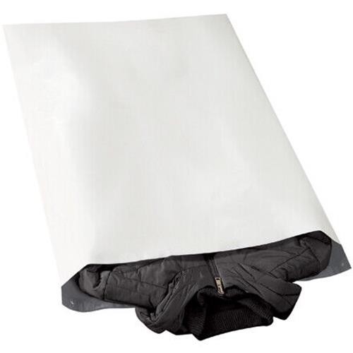100 White Poly Mailers 24x36 Self-Seal
