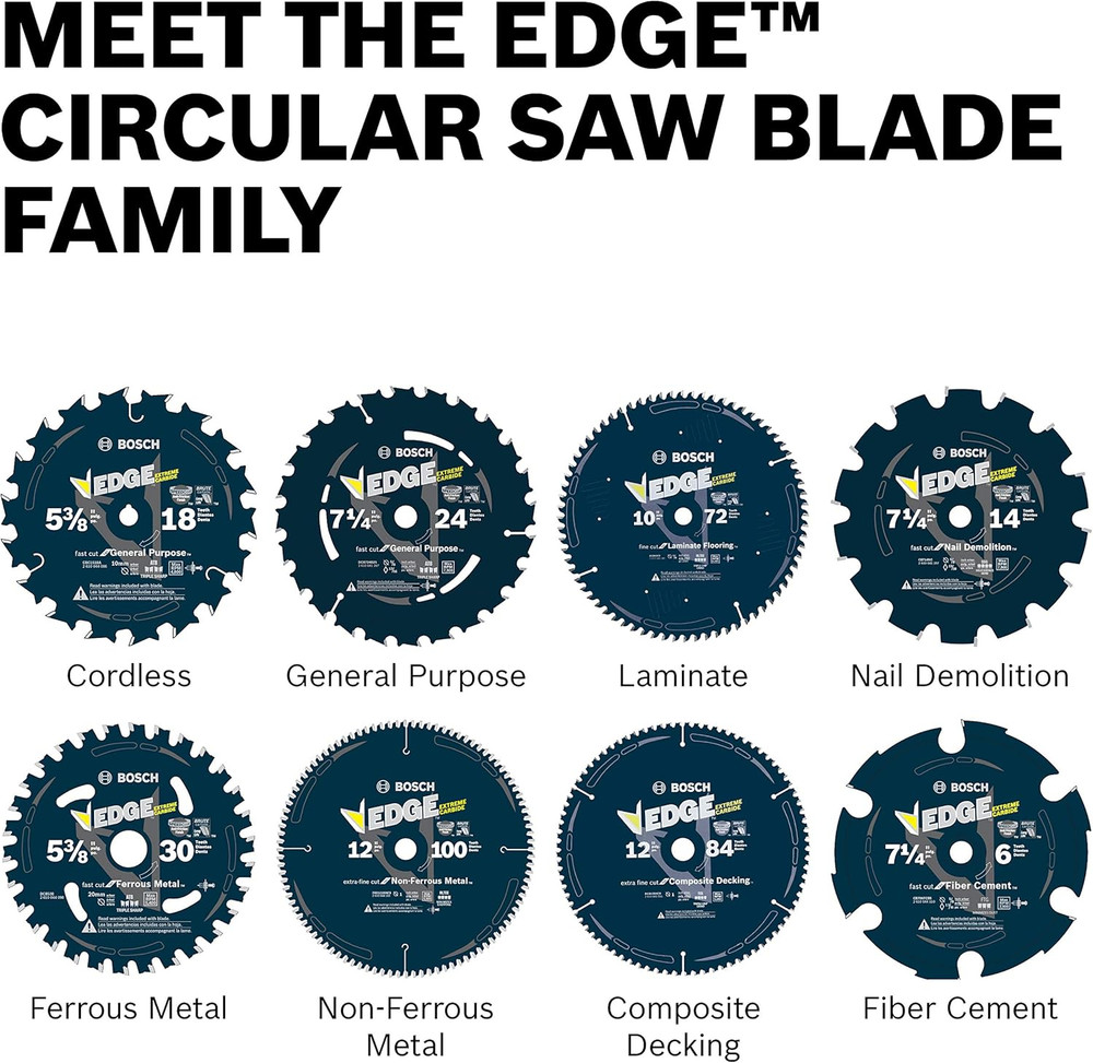 DCB1072CD 10 In. 72 Tooth Edge Circular Saw Blade for Composite Decking