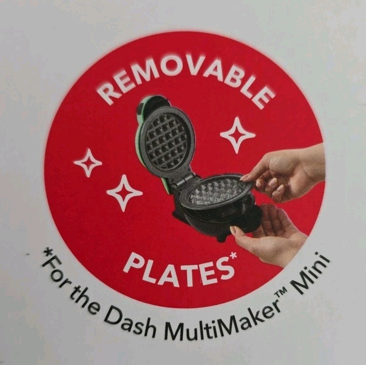 Dash Multimaker Disney Mickey & Minnie Mouse Removable Mini Waffle Plates Only*