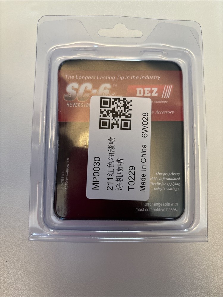 DEZ Tool SC-6 Reversible Airless Spray Tip Size 211