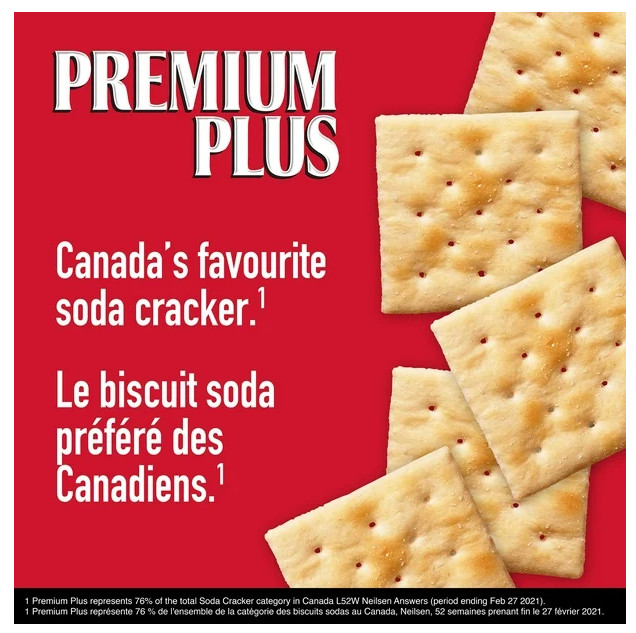 Premium Plus Salted Tops Crackers, 900g (2 Pack)